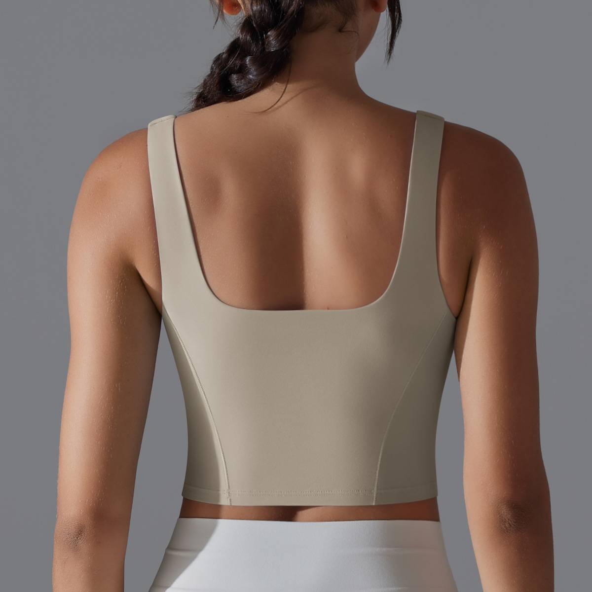 Womens Fitness Workout 80%Nylon 20%Spandex Tank Top Y-7058 print logo 53