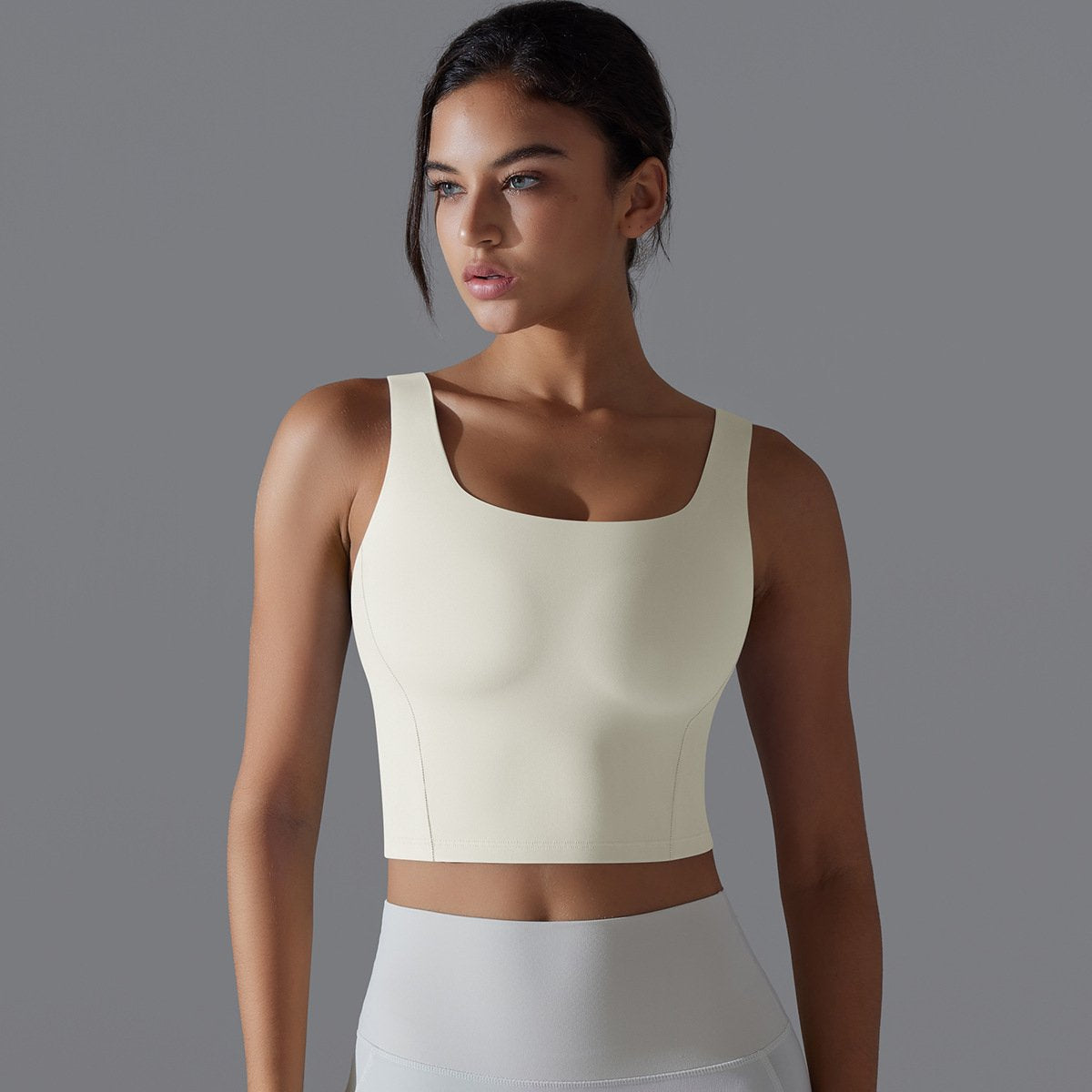 Womens Fitness Workout 80%Nylon 20%Spandex Tank Top Y-7058 print logo 70
