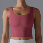 Womens Fitness Workout 80%Nylon 20%Spandex Tank Top Y-7058 print logo 62