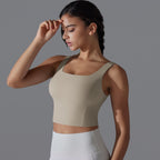 Womens Fitness Workout 80%Nylon 20%Spandex Tank Top Y-7058 print logo 46