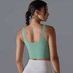 Womens Fitness Workout 80%Nylon 20%Spandex Tank Top Y-7058 print logo 27