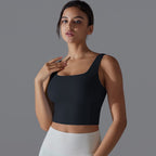 Womens Fitness Workout 80%Nylon 20%Spandex Tank Top Y-7058 print logo 39