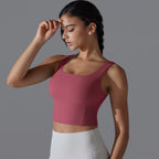 Womens Fitness Workout 80%Nylon 20%Spandex Tank Top Y-7058 print logo 56