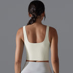 Womens Fitness Workout 80%Nylon 20%Spandex Tank Top Y-7058 print logo 68