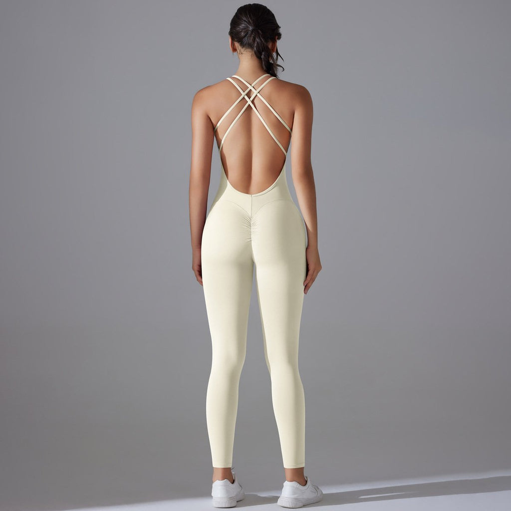 Womens Yoga Sportswear 80% nylon 20% spandex Jumpsuit Y-7065 print logo 67