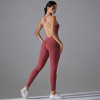 Womens Yoga Sportswear 80% nylon 20% spandex Jumpsuit Y-7065 print logo 60