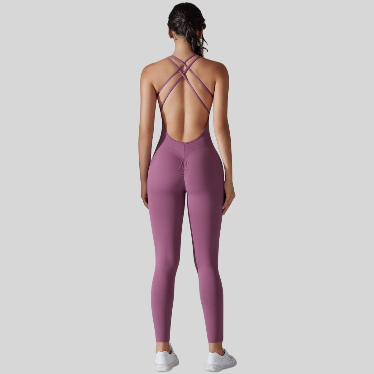 Womens Yoga Sportswear 80% nylon 20% spandex Jumpsuit Y-7065 print logo 2