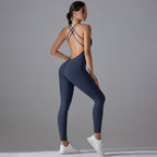 Womens Yoga Sportswear 80% nylon 20% spandex Jumpsuit Y-7065 print logo 28