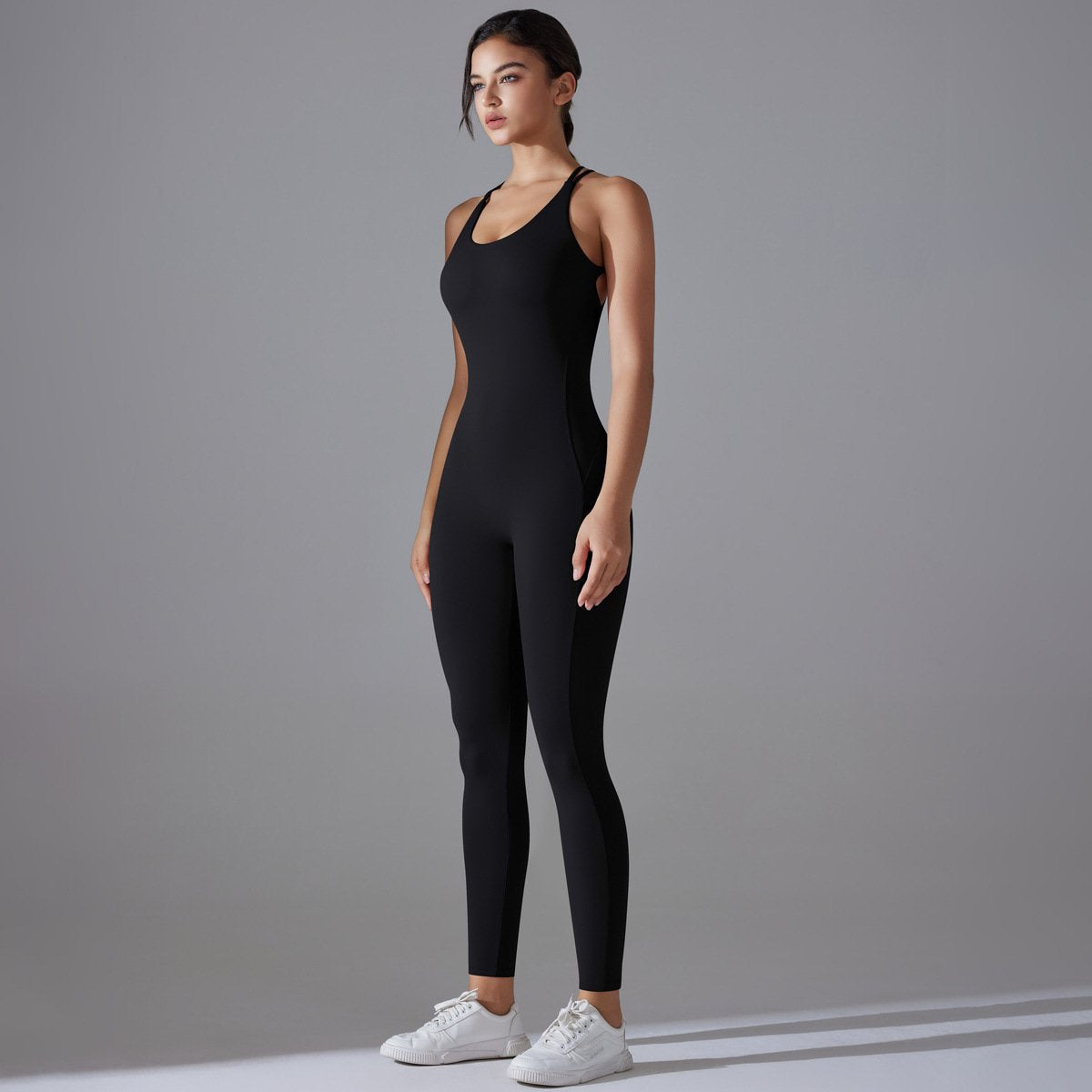 Womens Yoga Sportswear 80% nylon 20% spandex Jumpsuit Y-7065 print logo 36