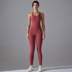 Womens Yoga Sportswear 80% nylon 20% spandex Jumpsuit Y-7065 print logo 11