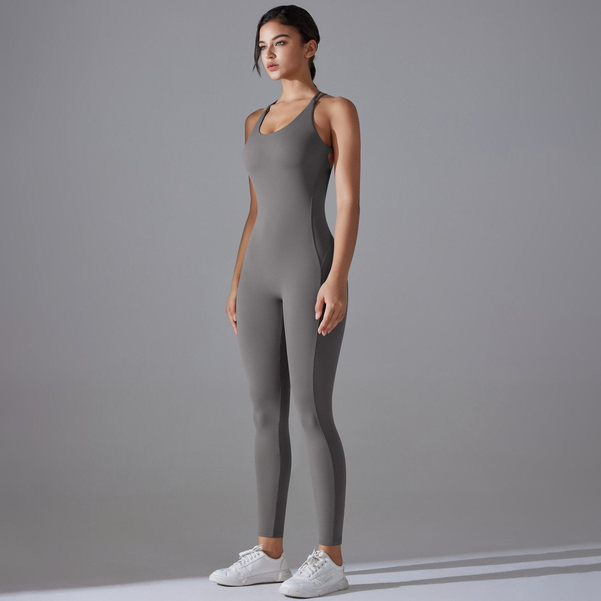 Womens Yoga Sportswear 80% nylon 20% spandex Jumpsuit Y-7065 print logo 77