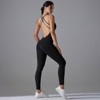Womens Yoga Sportswear 80% nylon 20% spandex Jumpsuit Y-7065 print logo 41
