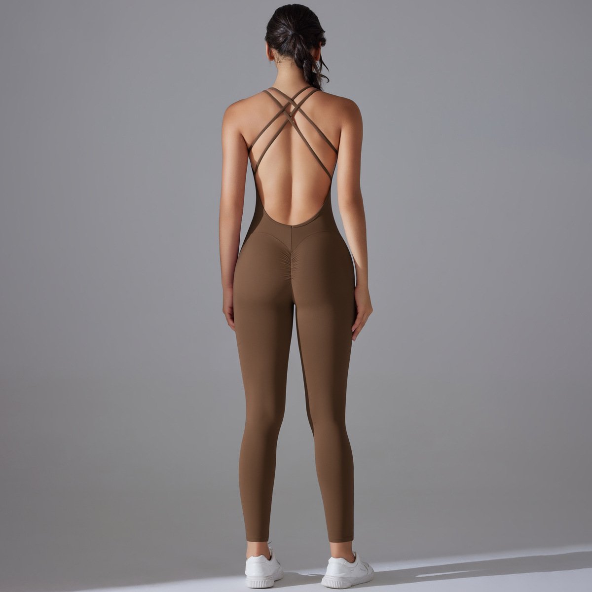 Womens Yoga Sportswear 80% nylon 20% spandex Jumpsuit Y-7065 print logo 17