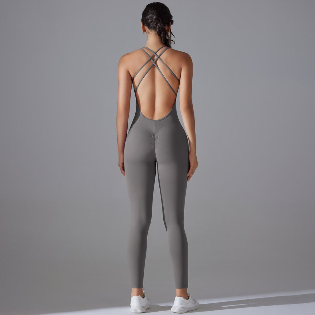 Womens Yoga Sportswear 80% nylon 20% spandex Jumpsuit Y-7065 print logo 78