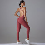 Womens Yoga Sportswear 80% nylon 20% spandex Jumpsuit Y-7065 print logo 58