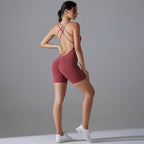 Womens Training Yoga 80% nylon 20% spandex Bodysuit Y-7066 print logo 69