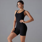 Womens Training Yoga 80% nylon 20% spandex Bodysuit Y-7066 print logo 49