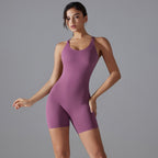 Womens Training Yoga 80% nylon 20% spandex Bodysuit Y-7066 print logo 65