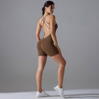 Womens Training Yoga 80% nylon 20% spandex Bodysuit Y-7066 print logo 18