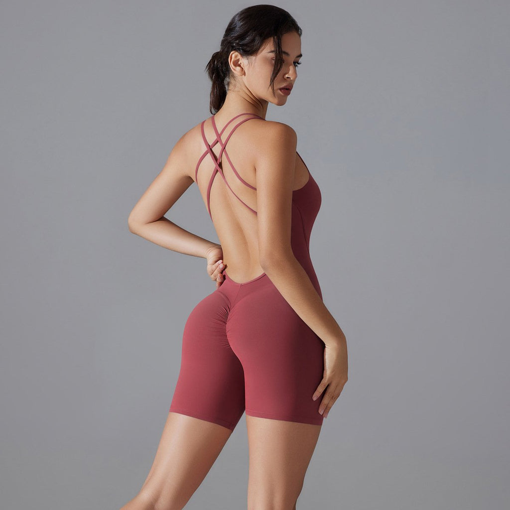 Womens Training Yoga 80% nylon 20% spandex Bodysuit Y-7066 print logo 78