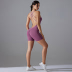 Womens Training Yoga 80% nylon 20% spandex Bodysuit Y-7066 print logo 55