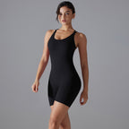 Womens Training Yoga 80% nylon 20% spandex Bodysuit Y-7066 print logo 47