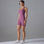 Womens Training Yoga 80% nylon 20% spandex Bodysuit Y-7066 print logo 52