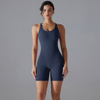 Womens Training Yoga 80% nylon 20% spandex Bodysuit Y-7066 print logo 32