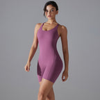 Womens Training Yoga 80% nylon 20% spandex Bodysuit Y-7066 print logo 64
