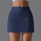 Womens Casual Sportswear 93%Nylon 7%Spandex Skirts Y-7067 print logo 25