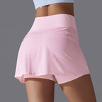 Womens Casual Sportswear 93%Nylon 7%Spandex Skirts Y-7067 print logo 53