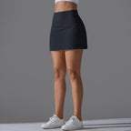 Womens Casual Sportswear 93%Nylon 7%Spandex Skirts Y-7067 print logo 33