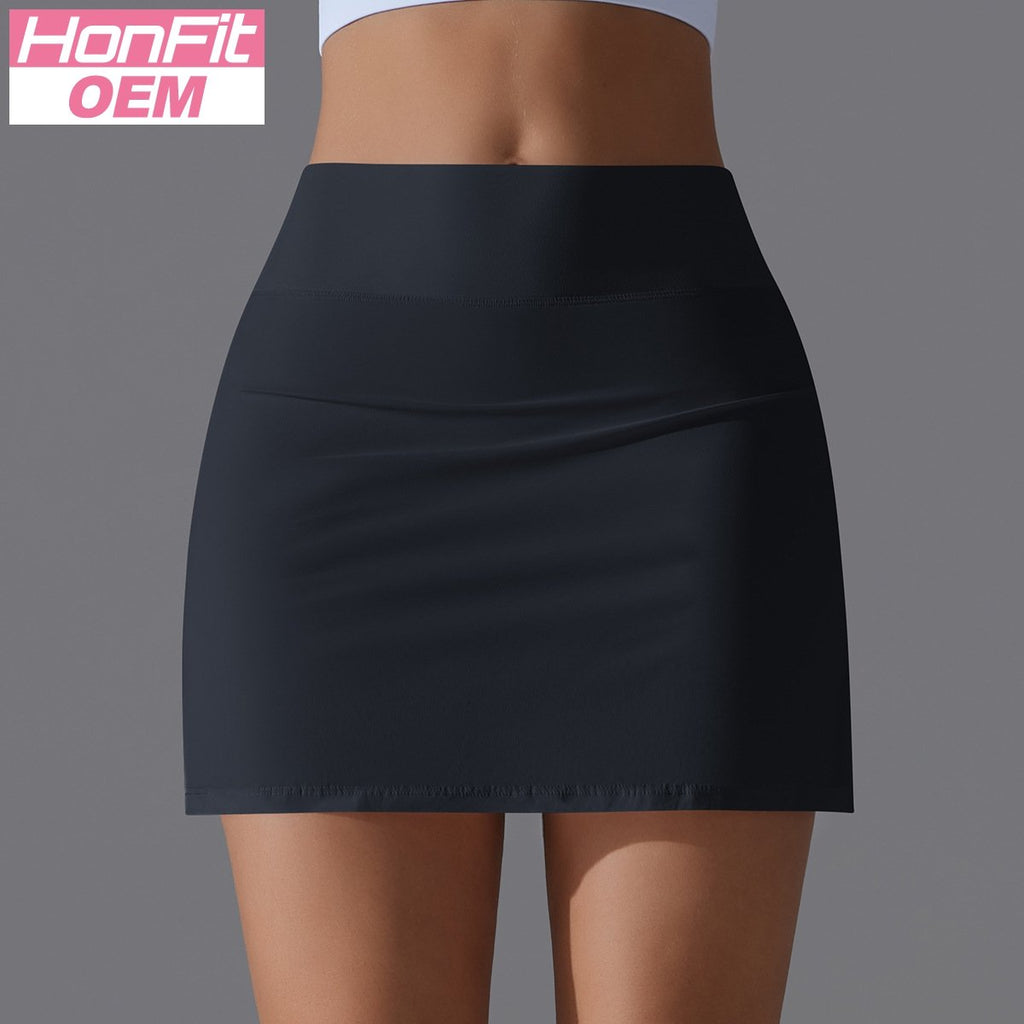 Womens Casual Sportswear 93%Nylon 7%Spandex Skirts Y-7067 print logo 17