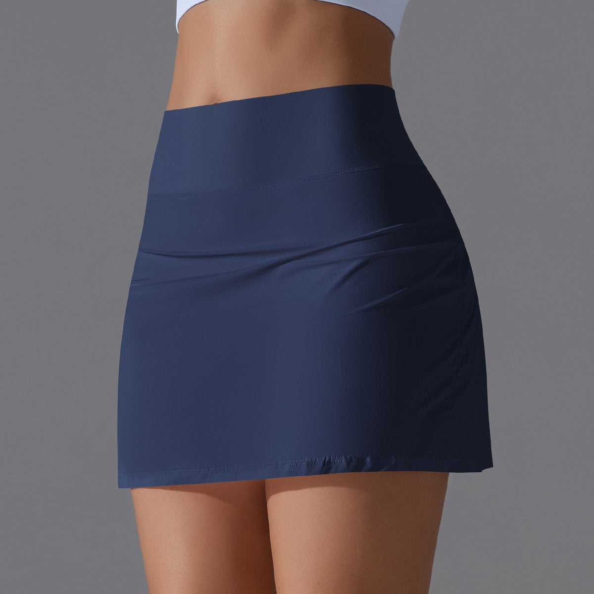 Womens Casual Sportswear 93%Nylon 7%Spandex Skirts Y-7067 print logo 26