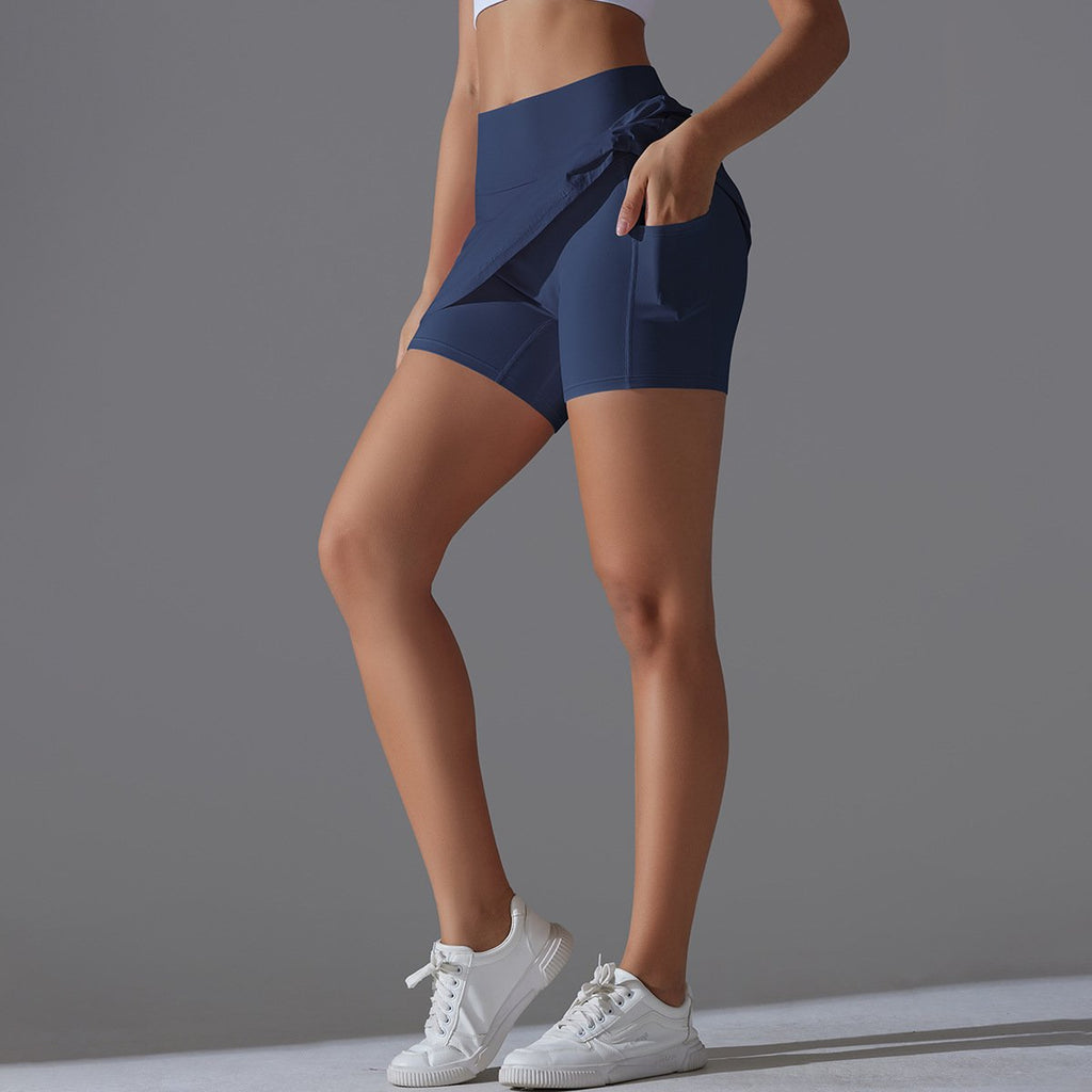 Womens Casual Sportswear 93%Nylon 7%Spandex Skirts Y-7067 print logo 23