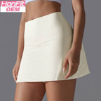 Womens Casual Sportswear 93%Nylon 7%Spandex Skirts Y-7067 print logo 16