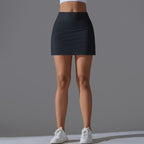 Womens Casual Sportswear 93%Nylon 7%Spandex Skirts Y-7067 print logo 32