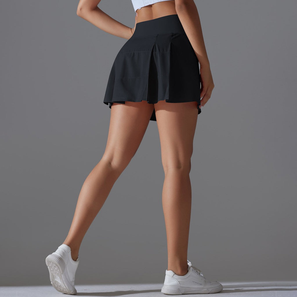 Womens Sportswear Tennis 75%Nylon 25%Spandex Skirts Y-7068 print logo 37