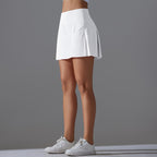 Womens Sportswear Tennis 75%Nylon 25%Spandex Skirts Y-7068 print logo 18