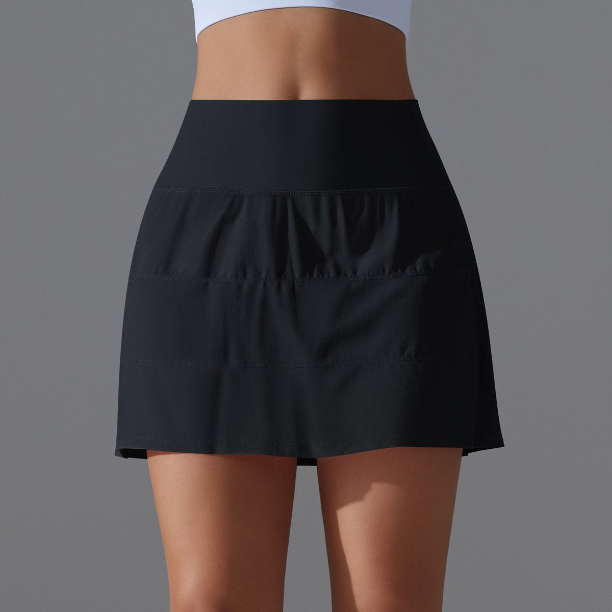 Womens Sportswear Tennis 75%Nylon 25%Spandex Skirts Y-7068 print logo 42