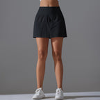 Womens Sportswear Tennis 75%Nylon 25%Spandex Skirts Y-7068 print logo 34