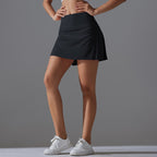 Womens Sportswear Tennis 75%Nylon 25%Spandex Skirts Y-7068 print logo 39