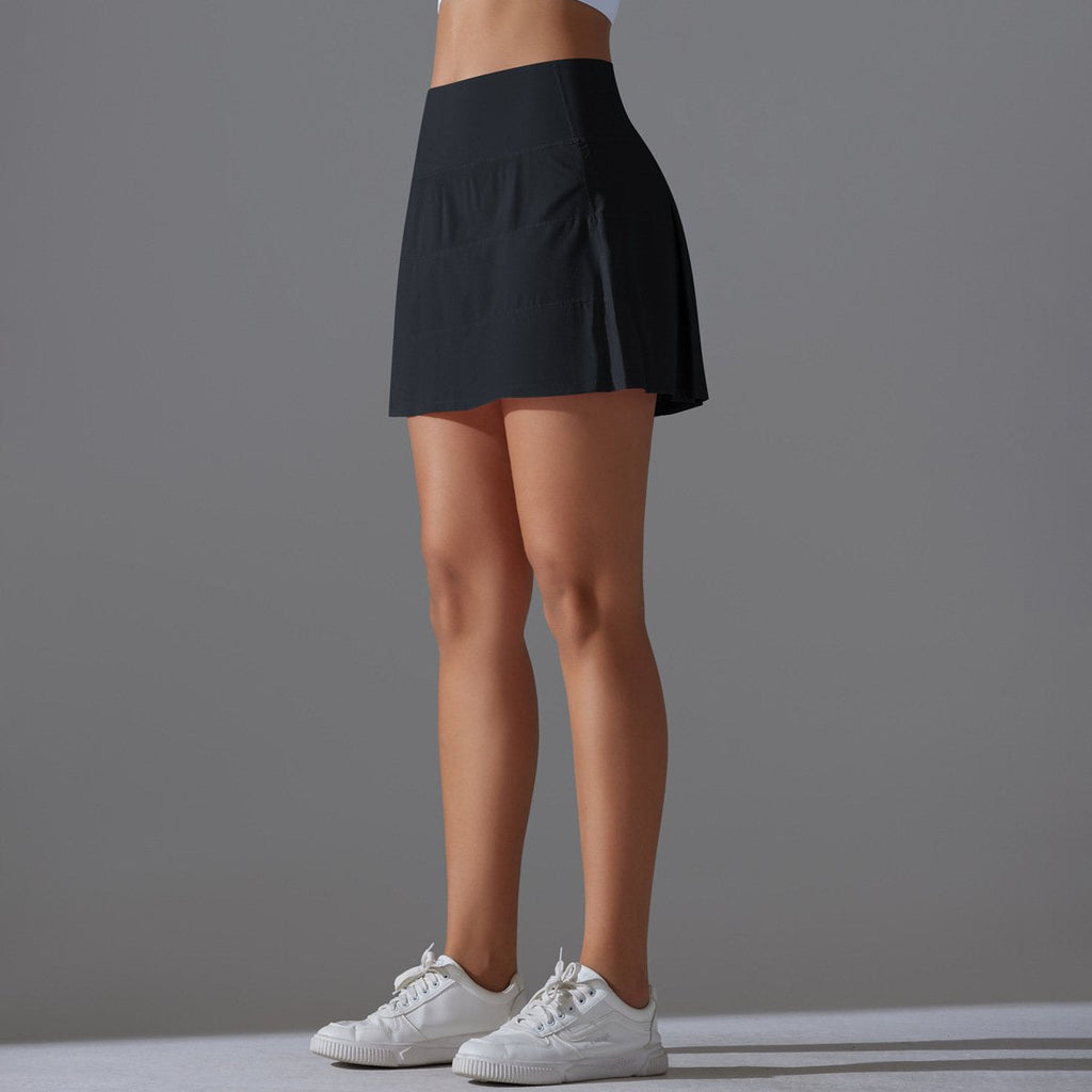 Womens Sportswear Tennis 75%Nylon 25%Spandex Skirts Y-7068 print logo 35