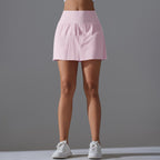 Womens Sportswear Tennis 75%Nylon 25%Spandex Skirts Y-7068 print logo 51