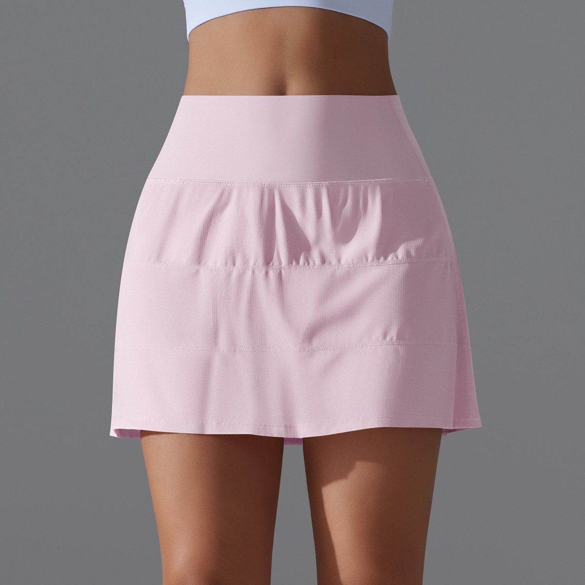 Womens Sportswear Tennis 75%Nylon 25%Spandex Skirts Y-7068 print logo 59