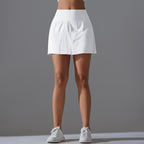 Womens Sportswear Tennis 75%Nylon 25%Spandex Skirts Y-7068 print logo 7