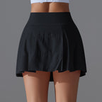 Womens Sportswear Tennis 75%Nylon 25%Spandex Skirts Y-7068 print logo 44