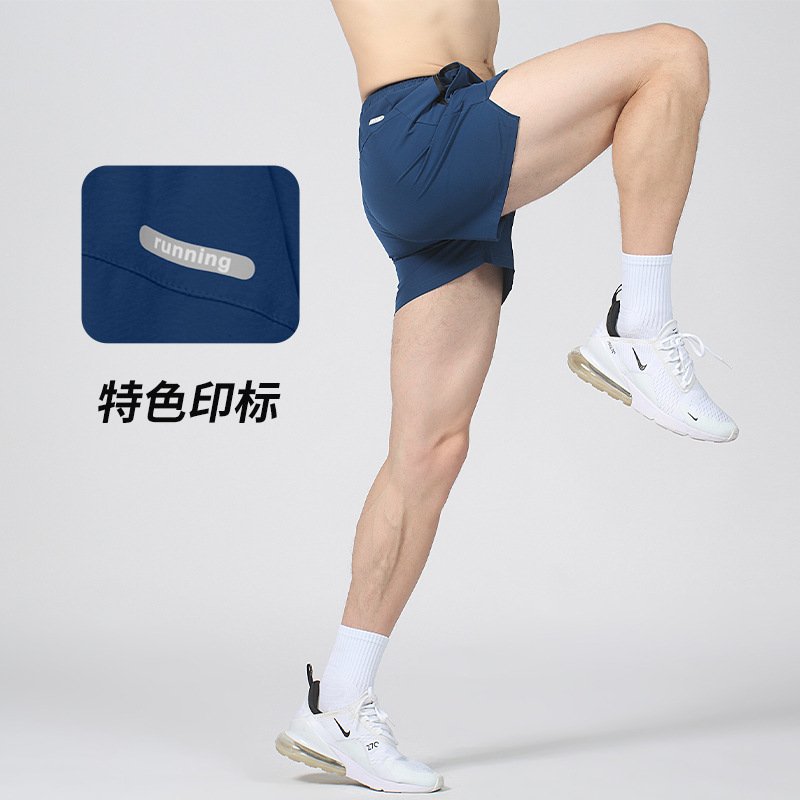 Mens Gym Fitness 90% polyester 10% spandex Shorts Y-B65D print logo 10