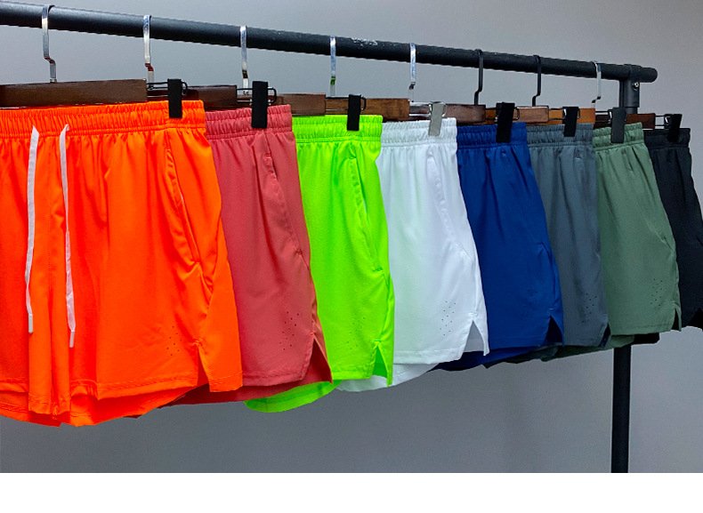 Mens Gym Fitness 90% polyester 10% spandex Shorts Y-B65D print logo 23