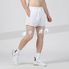 Mens Gym Sports 90% polyester 10% spandex Shorts Y-B66D print logo 33